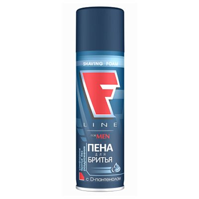 Пена для бритья c D-пантенолом 225 мл, F-LINE, классическая, СИБИАР