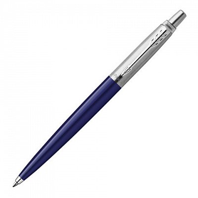 Ручка шариковая PARKER «Jotter Plastic CT», корпус синий, детали из нержавеющей стали, синяя
