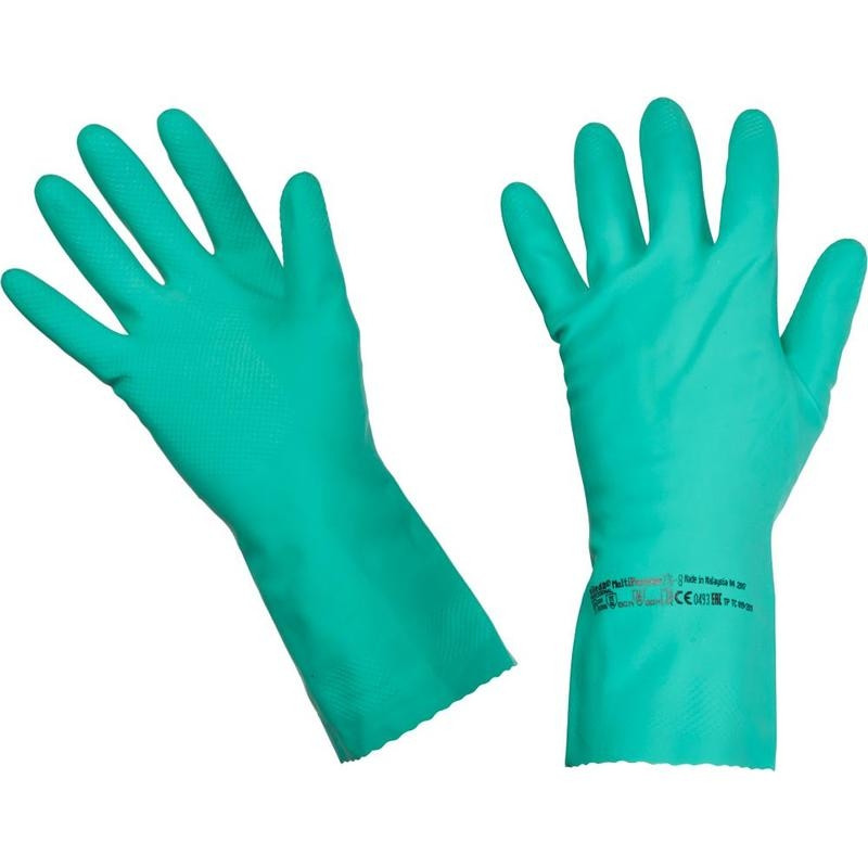 Перчатки резиновые Vileda Professional (повышенной прочности, размер 8, М, артикул производителя 100756)