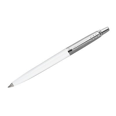 Ручка шариковая Parker «Jotter White» синяя, 1.0мм, кнопочн., пластик. корпус