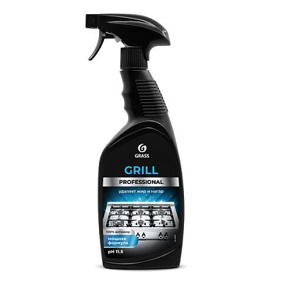 Средство чистящее от жира/нагара 600 мл GRASS GRILL DELICATE PROFESSIONAL, щелочное, распылитель