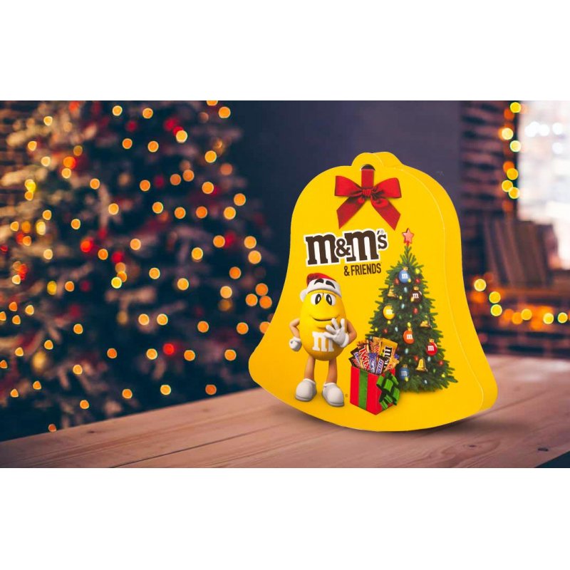 Шоколадные конфеты M&M's and Friends Новогодний колокольчик ассорти 196 ...