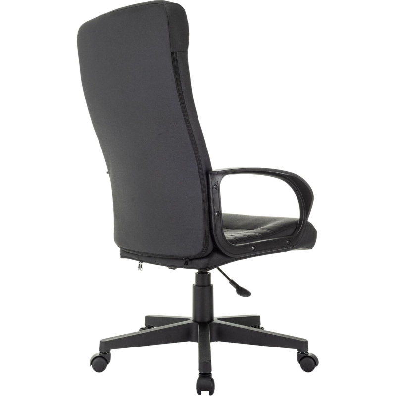 Кресло VB_EChair 659LT PU черный эко. кожа крестов. пластик