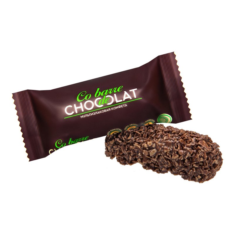 Мультизлаковая конфета Cobarde Chocolate с цельным миндалем