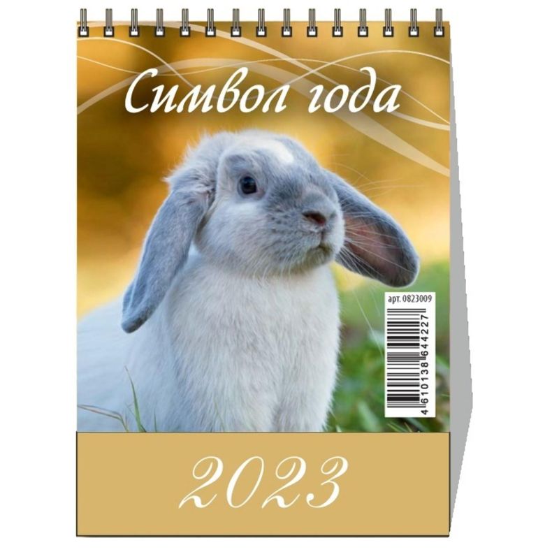 превью Календарь-домик настольный,2023, Символ года1.1спир,100×140.0823009