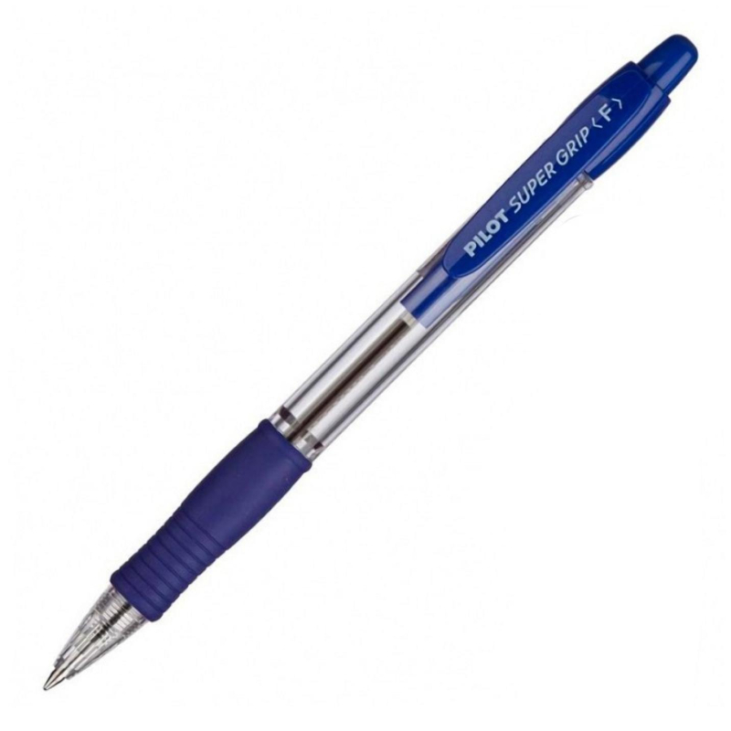 Ручка шариковая PILOT BPGP-10R-F авт.резин.манжет.синяя 0,32мм