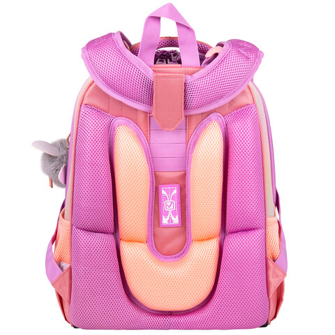 Ранец BRAUBERG SHINY, 2 отделения, «Cheerful», 36×28х14 см