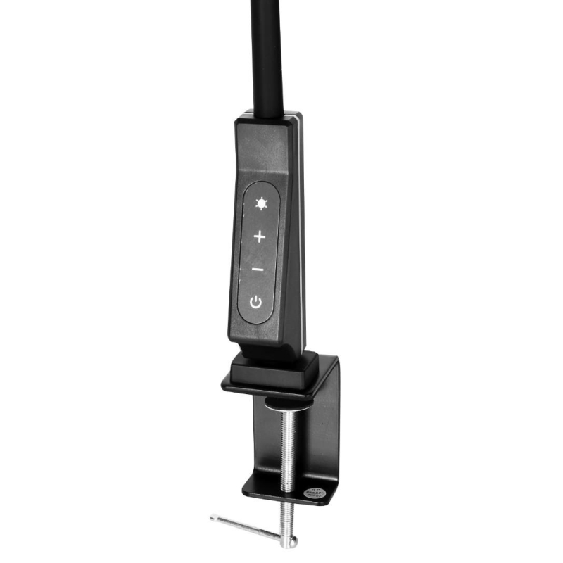Светильник Camelion KD-837 C02, черный, LED, 7W, 230В, сенс. рег., USB 13885