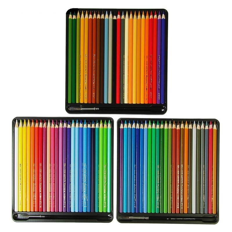 Карандаши акварельные Koh-I-Noor Mondeluz Nature шестигранные 72 цвета