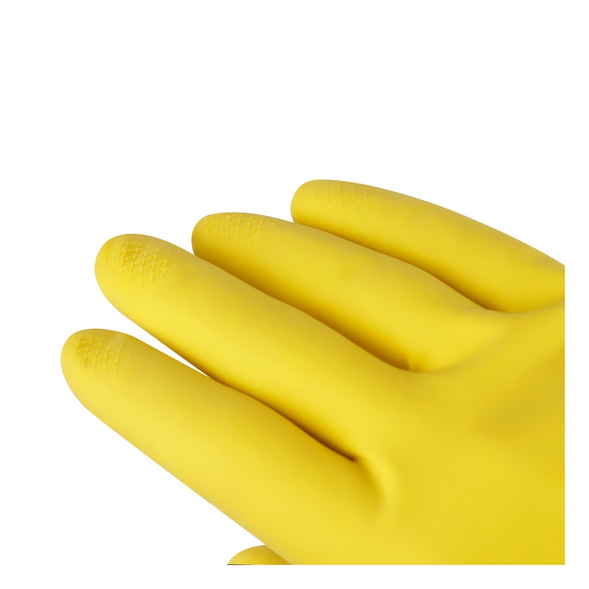 Перчатки резиновые хозяйственные OfficeClean Универсальные, р. М, желтые, пакет с европодвесом