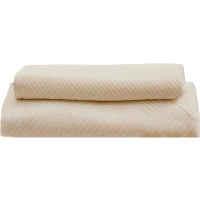 Набор полотенец махровых TAC VENTURA 50×90.70×140 500 г/м2 WHITE, белый