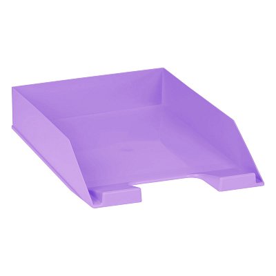 Лоток для бумаг горизонтальный СТАММ «Фаворит», фиолетовый