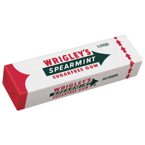 превью Жевательная резинка WRIGLEY'S Spearmint (Ригли Сперминт), 5 пластинок, 13 г