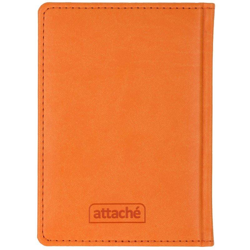 Ежедневник Attache «Сиам» (оранжевый, А6, 110×155, 176л)