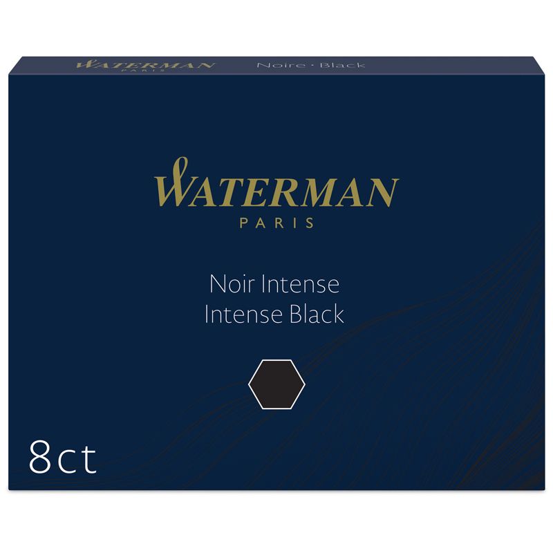 превью Картриджи чернильные Waterman Standart, черный, 8шт., картонная коробка