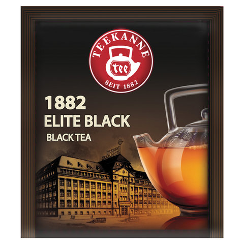 Чай TEEKANNE (Тиканне) «Elite Black 1882», черный, 20 пакетиков по 2 г, Германия