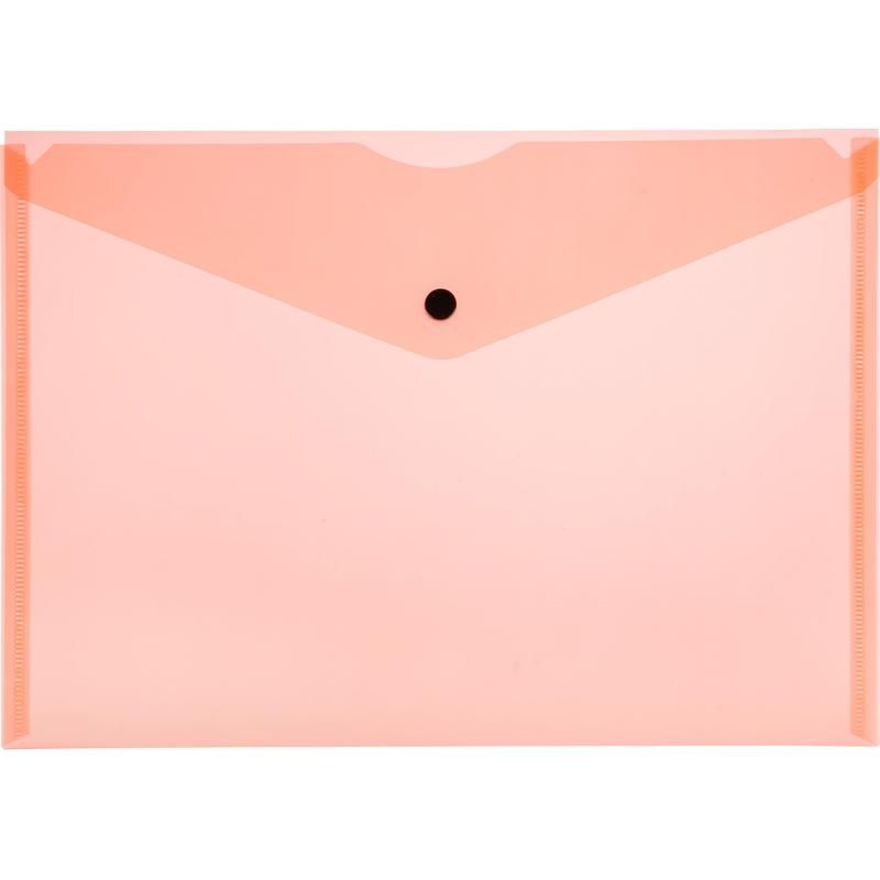 Папка-конверт на кнопке Attache Neon А5 180 мкм (8 штук в упаковке)