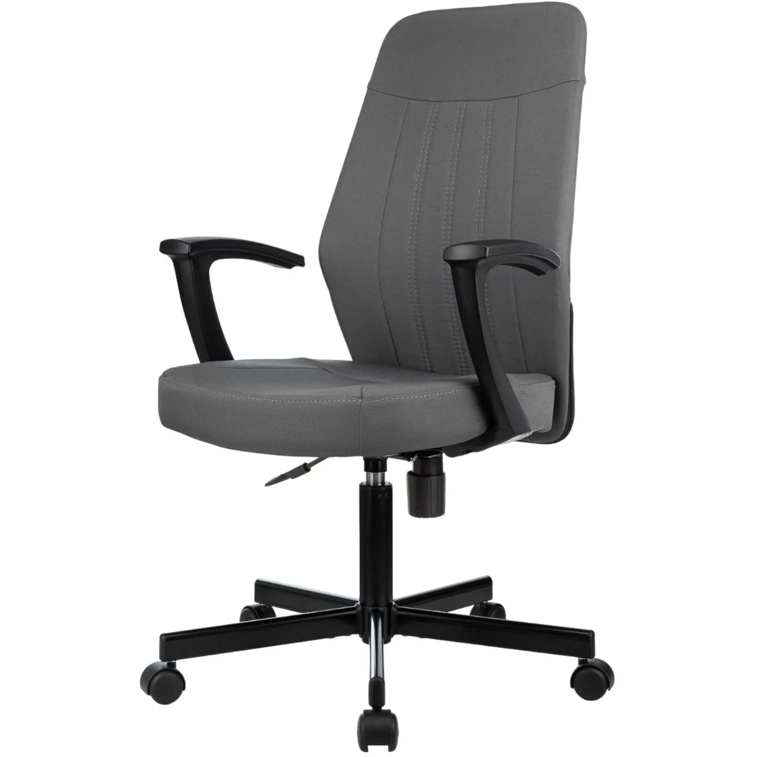 превью Кресло офисное Easy Chair 224 PPU серое (ткань, металл)