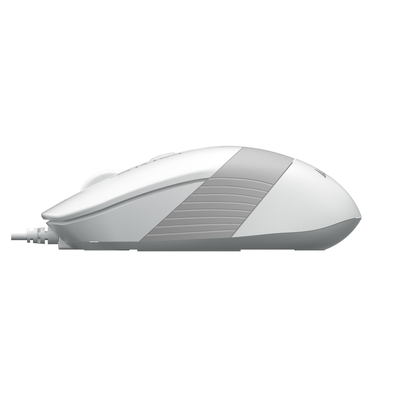 Мышь компьютерная A4Tech Fstyler FM10S белый/серый 1600dpi/USB/4but