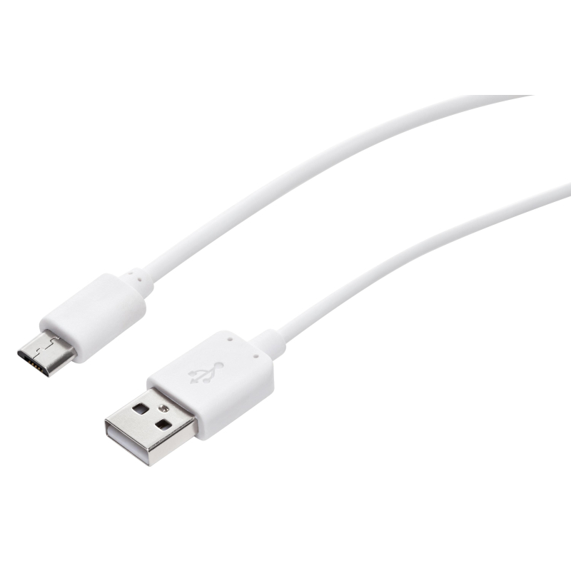 превью Кабель USB 2.0 - MicroUSB, М/М, 2 м, Red Line, бел, УТ000009512