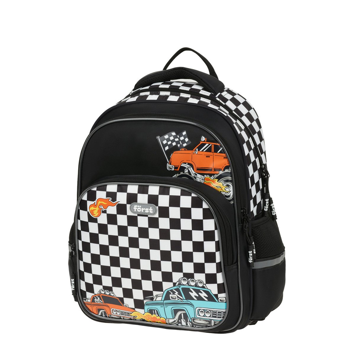 превью Рюкзак Först F-COMFY «Racing» 38×29×15 см, 2 отделения, 3 кармана, эргономичная спинка