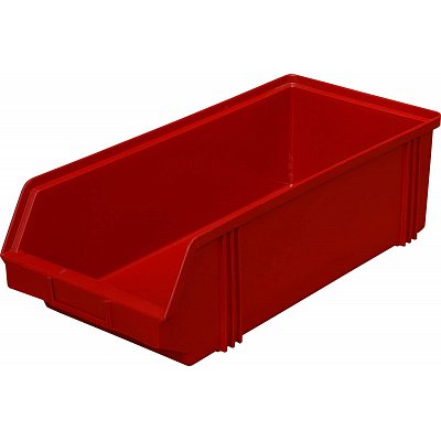 Ящик (лоток) универсальный полипропиленовый 500×230×150 мм красный