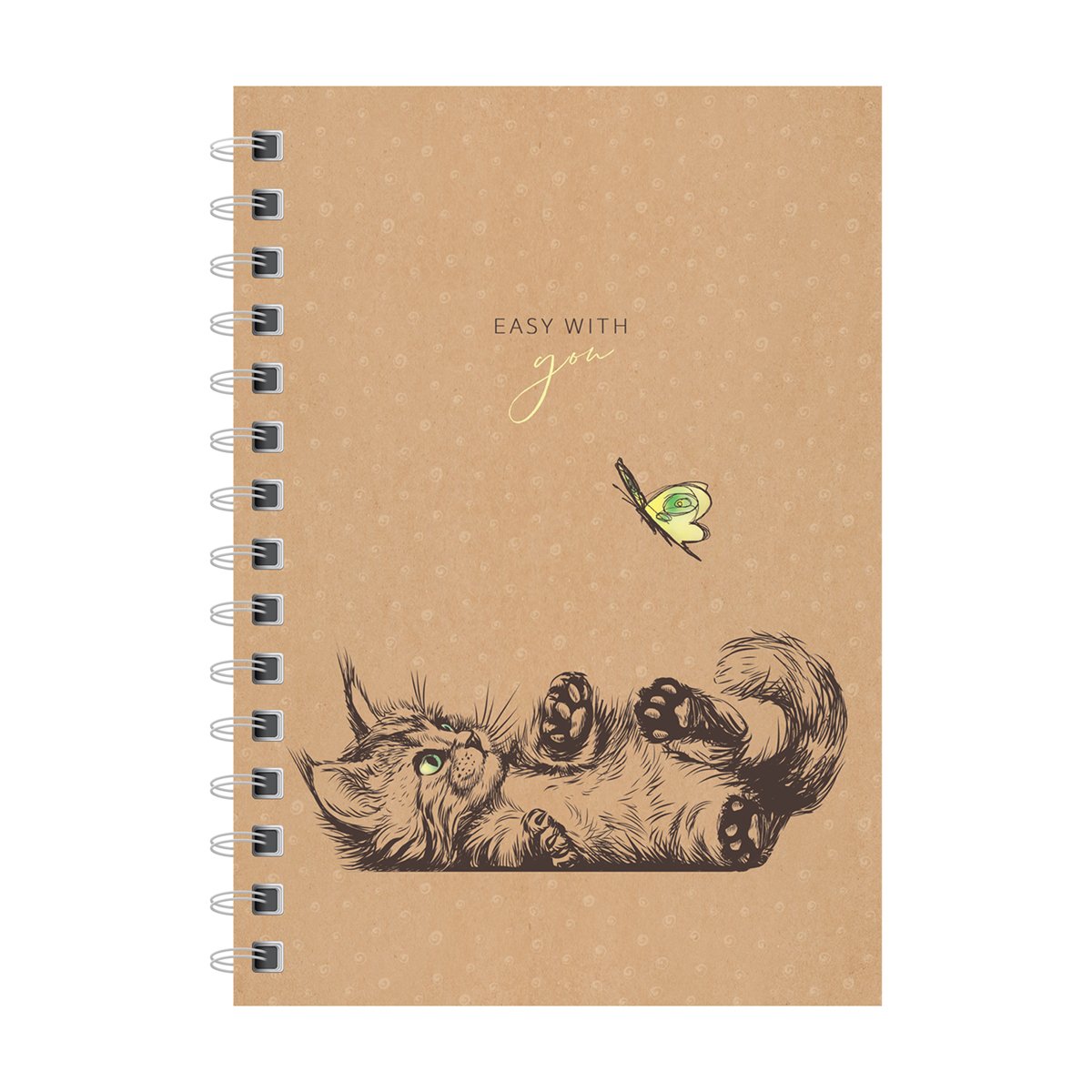 Записная книжка А6 96л., на гребне ArtSpace «For you», твердая обложка, глянцевая ламинация