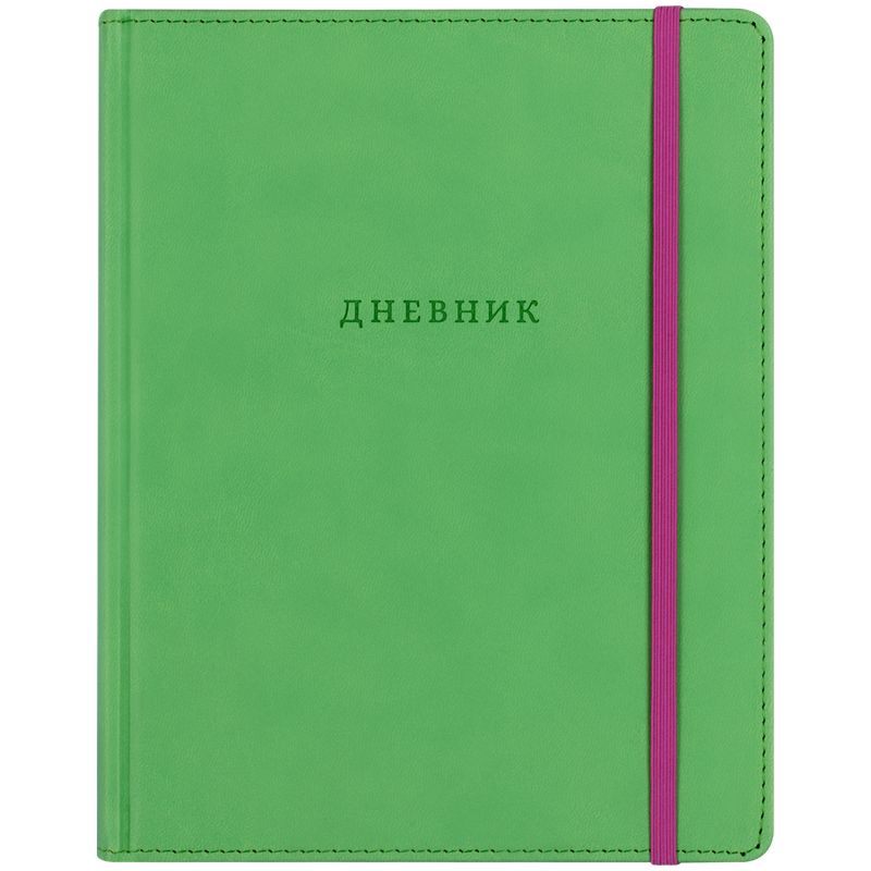 превью Дневник 1-11 кл. 48л. (твердый) BG «Яркий акцент(фисташковый)», иск. кожа, термотиснение, ляссе, резинка