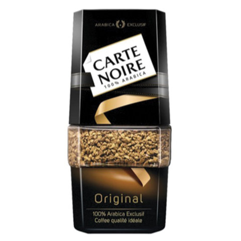 превью Кофе растворимый CARTE NOIRE 190 г, стеклянная банка, сублимированный