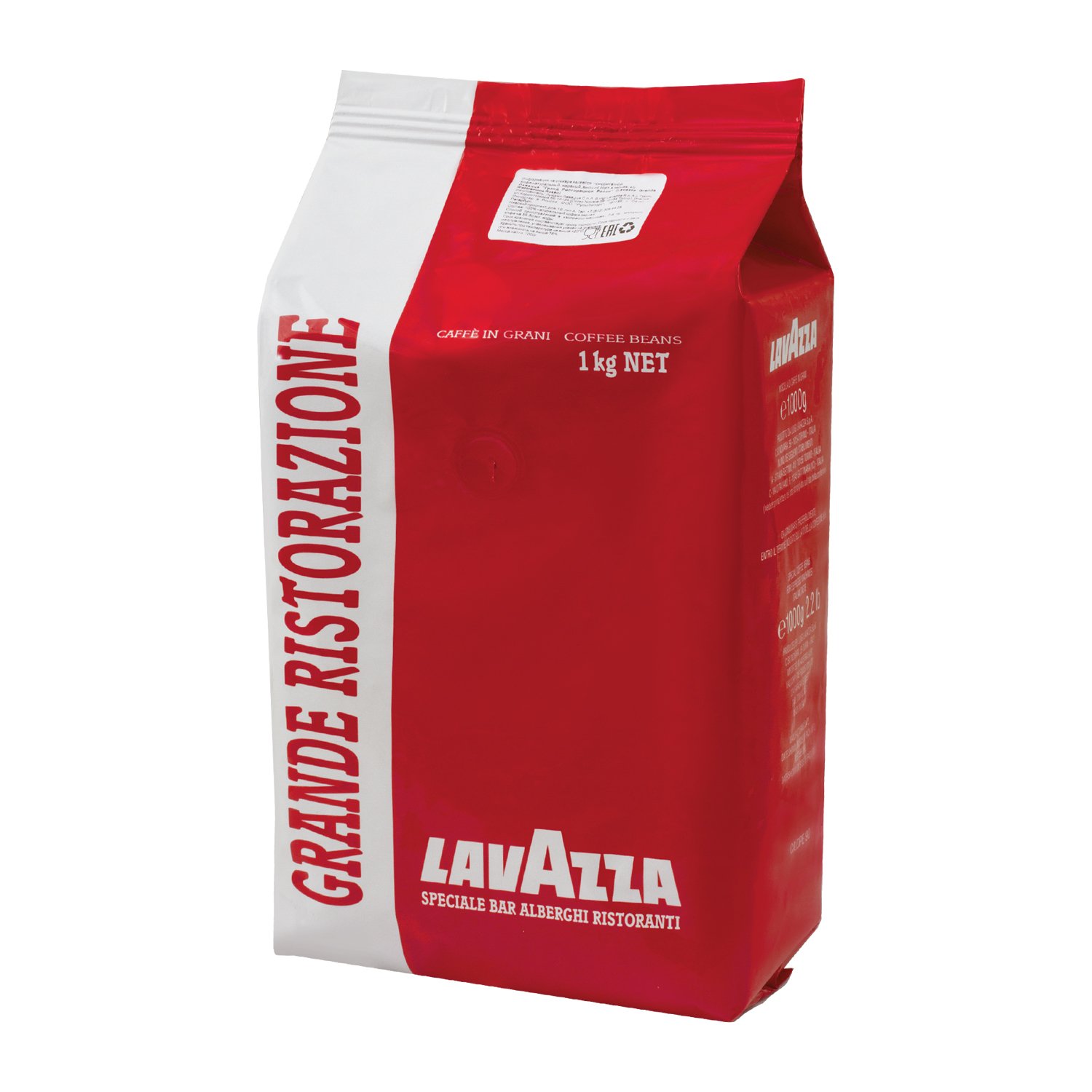 превью Кофе в зернах LAVAZZA (Лавацца) «Grande Ristorazione Rossa», натуральный, 1000 г, вакуумная упаковка