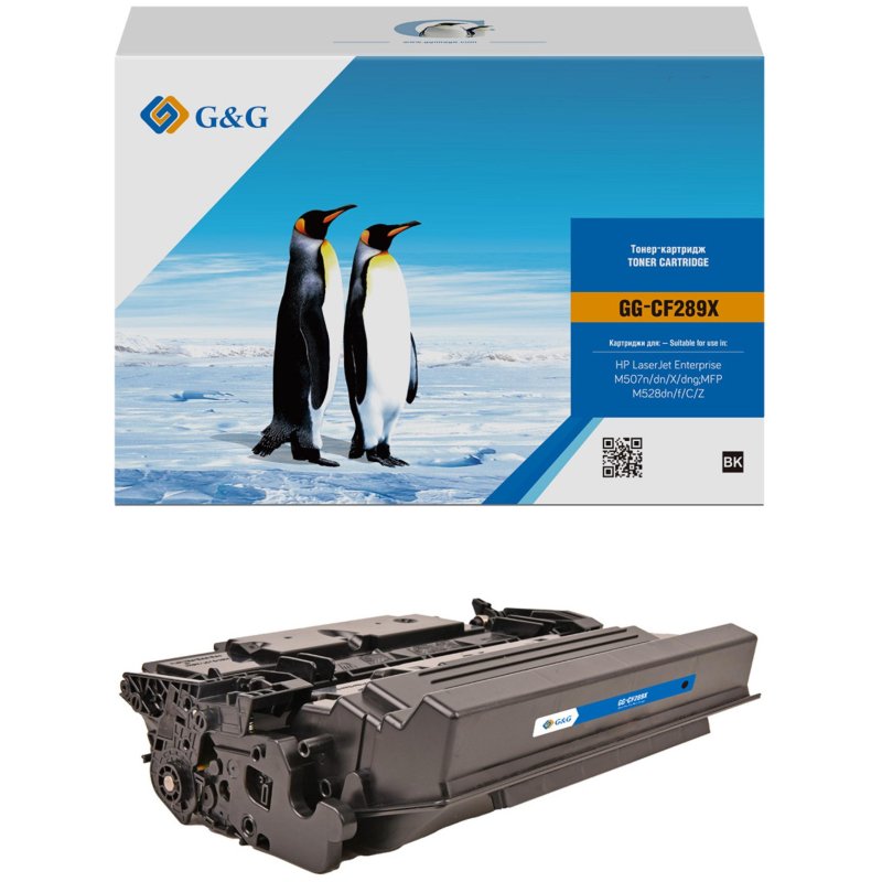 превью Тонер-картридж G&G CF289X чер. пов. емк. для HP LJ M507/MFP M528