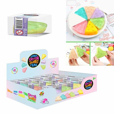 Игрушка-антистресс «Крутой замес. СУПЕРГЕЛЬ СЫР», 8×6.5 см, 1TOY