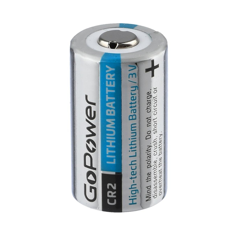 Батарейка GoPower CR2 1шт Lithium 3V (1/10/100)