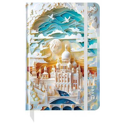 Ежедневник недатированный А5, 136л., 7БЦ BG «Paper Art. Istanbul», матовая ламинация, выборочный лак