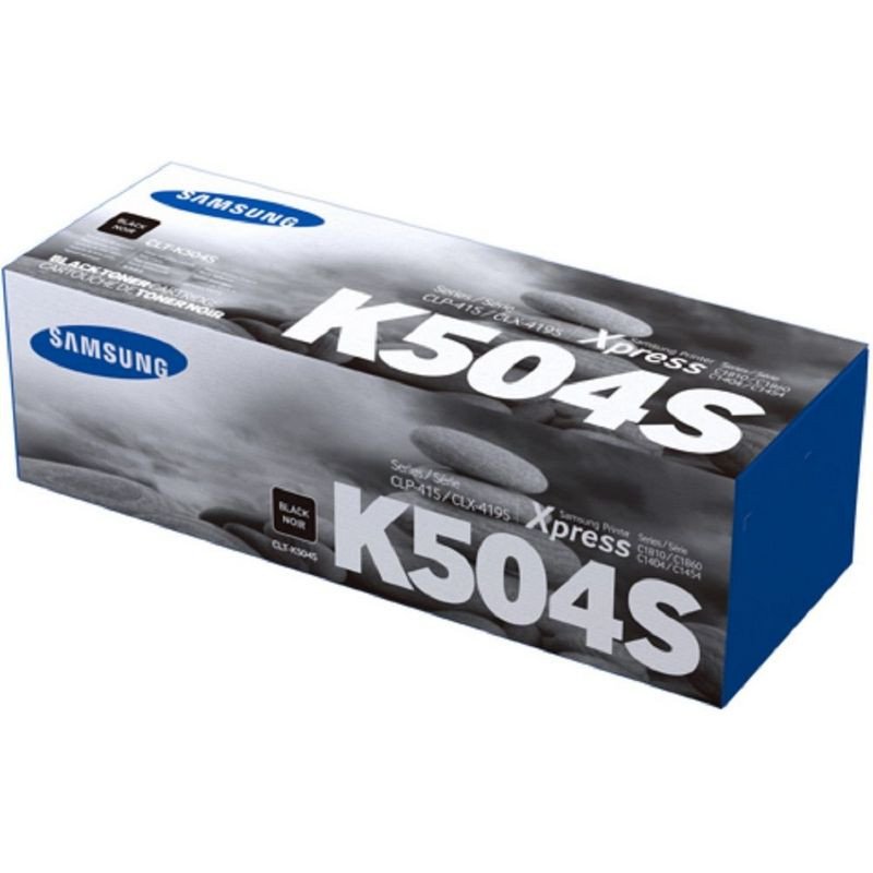 превью Тонер-картридж Samsung CLT-K504S SU160A черный оригинальный
