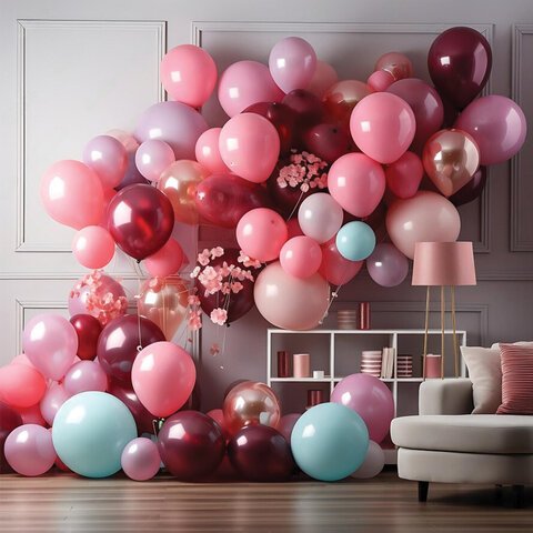 Лента для создания гирлянды из воздушных шаров 5 м, пластик, BRAUBERG KIDS