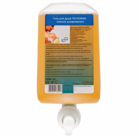 Картридж с жидким мылом-пеной для тела и волос (Kimberly-Clark Aquarius), 1 л, KEMAN