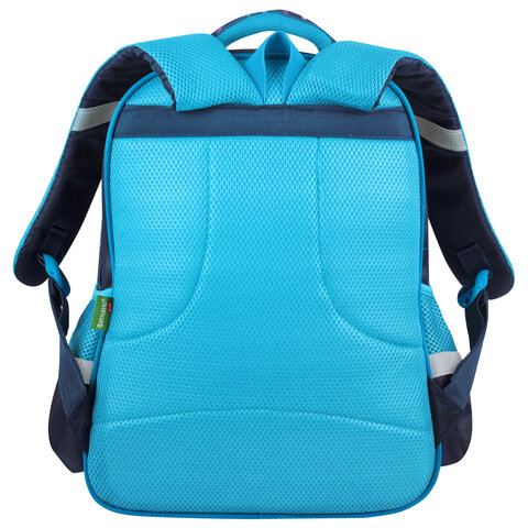 Рюкзак BRAUBERG KIDS FLOSSY, 2 отделения, 3 кармана, «Sky girl», 3D-панель, 40×28х18 см