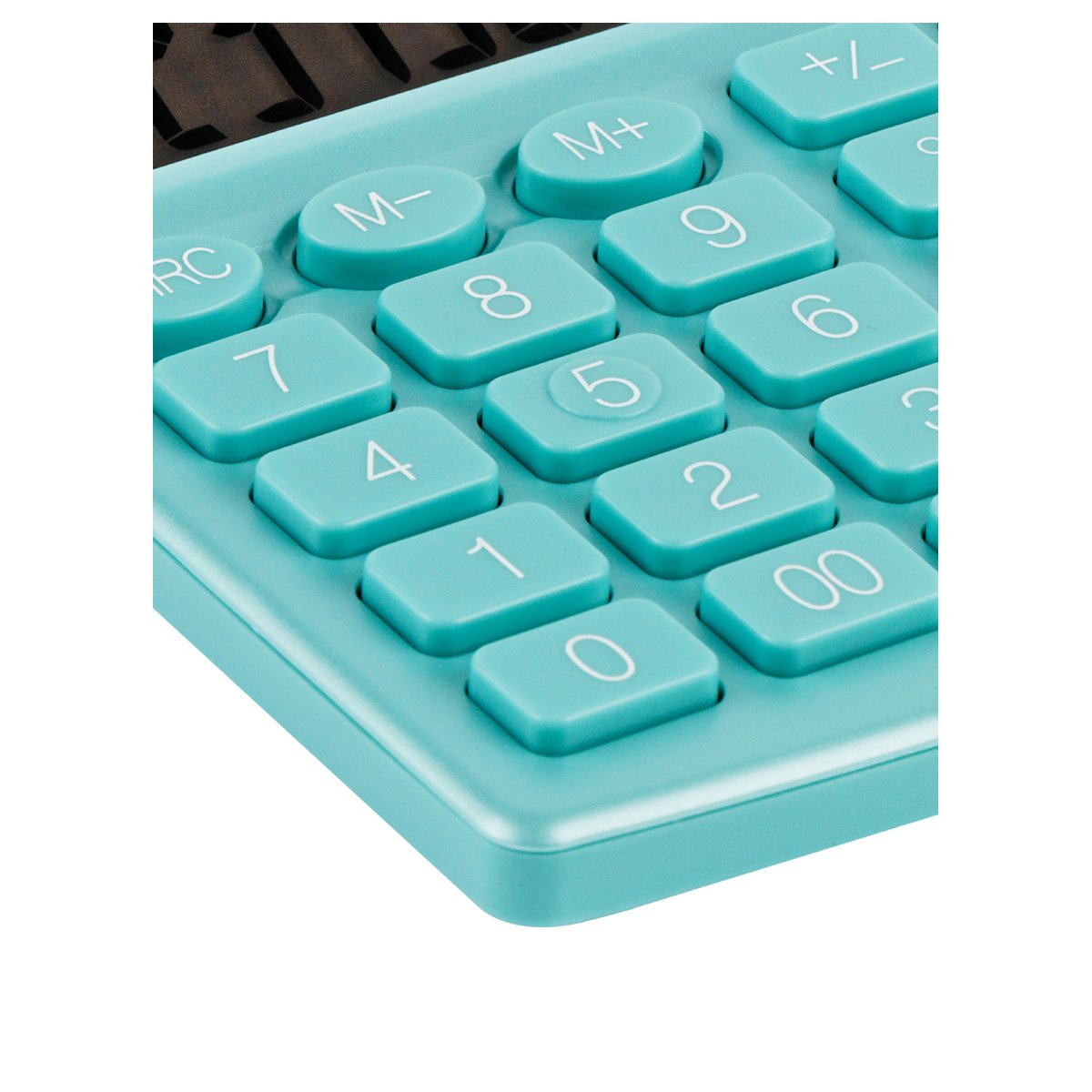 Калькулятор настольный Eleven SDC-810NR-GN, 10 разрядов, двойное питание, 127×105×21мм, бирюзовый