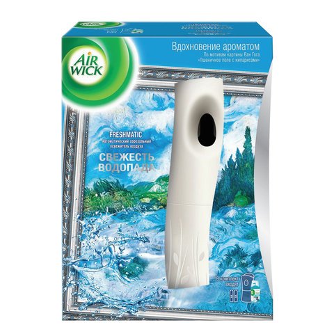 Автоматический освежитель воздуха Air Wick + сменный баллон Свежесть водопада 250 мл