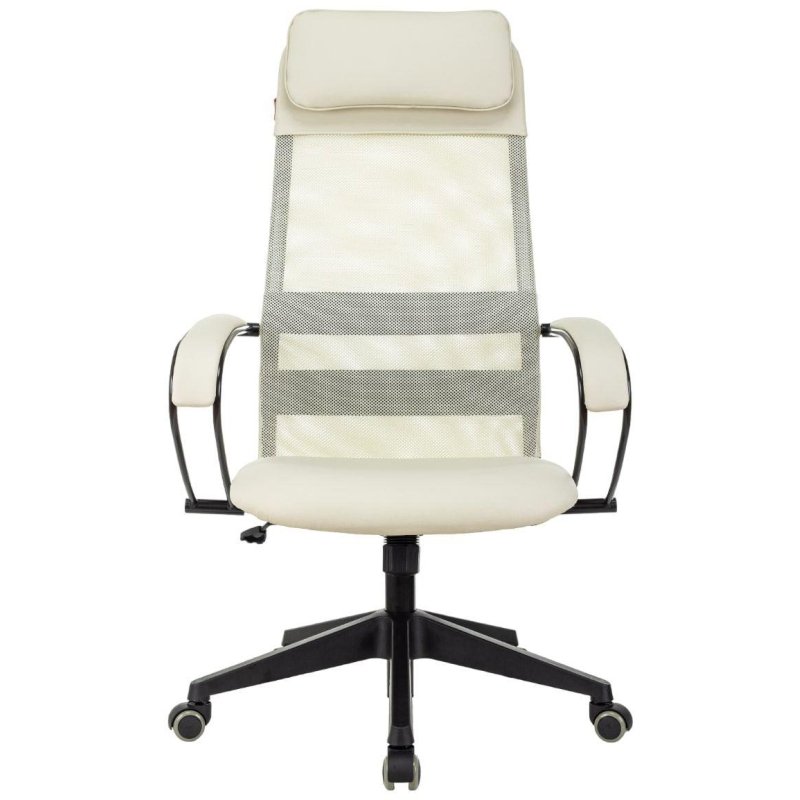 Кресло VB_EChair-655 TPU_BG сетка/экокожа бежевый пластик