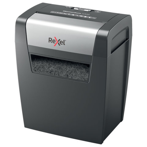превью Уничтожитель (шредер) Rexel Momentum X308, 1-3 человека, 3 уровень секретности, фрагменты 5×42 мм, 8 листов, 15 л