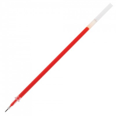 Стержень гелевый STAFF, 135 мм, игольчатый пишущий узел 0.5 мм, красный