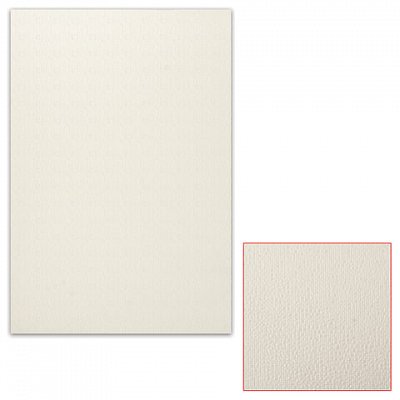 Белый картон грунтованный для масляной живописи, 50×70 см, толщина 0.9 мм, масляный грунт, односторонний