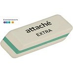 Ластик скошенный Attache Extra, нат. каучук, 50×19x8мм, ассорти