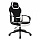 Кресло компьютерное BRABIX «Alpha GM-018», ткань/экокожа, черное/белое, 532640