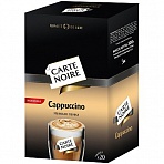Кофе растворимый Carte Noire «Capuccino», сублимированный, порционный, 20 пакетиков*15г, картонная коробка