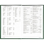 Ежедневник недатированный А5.128л.,55-65 г, бумвинил зеленый, Attache Economy