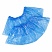 превью Бахилы одноразовые полиэтиленовые Вендиго текстурированные особо прочные 6 г голубые (с двойной резинкой, 500 пар в упаковке)