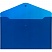 превью Папка-конверт на кнопке Attache Economy A4 синяя 200 мкм (10 штук в упаковке)